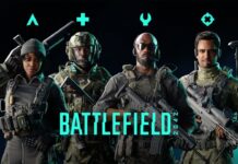 A lineup of specialists from Battlefield 2042 Season 3.