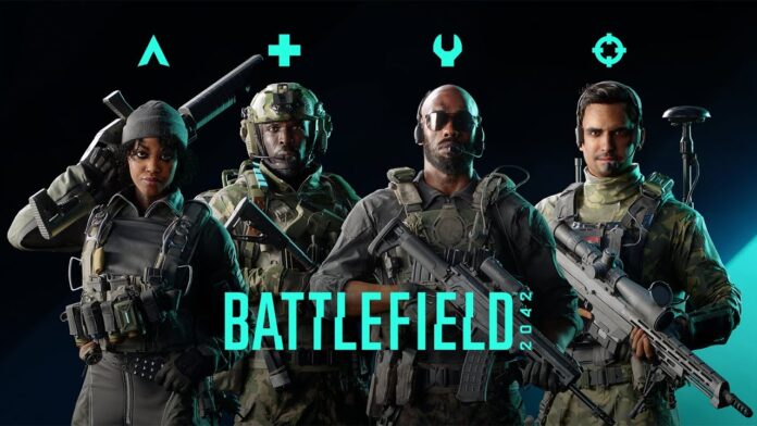 A lineup of specialists from Battlefield 2042 Season 3.