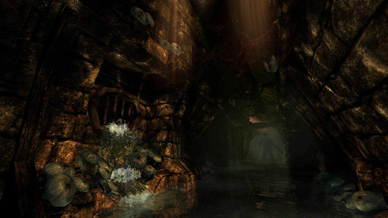 A screenshot from the developers first game, Amnesia: The Dark Descent.