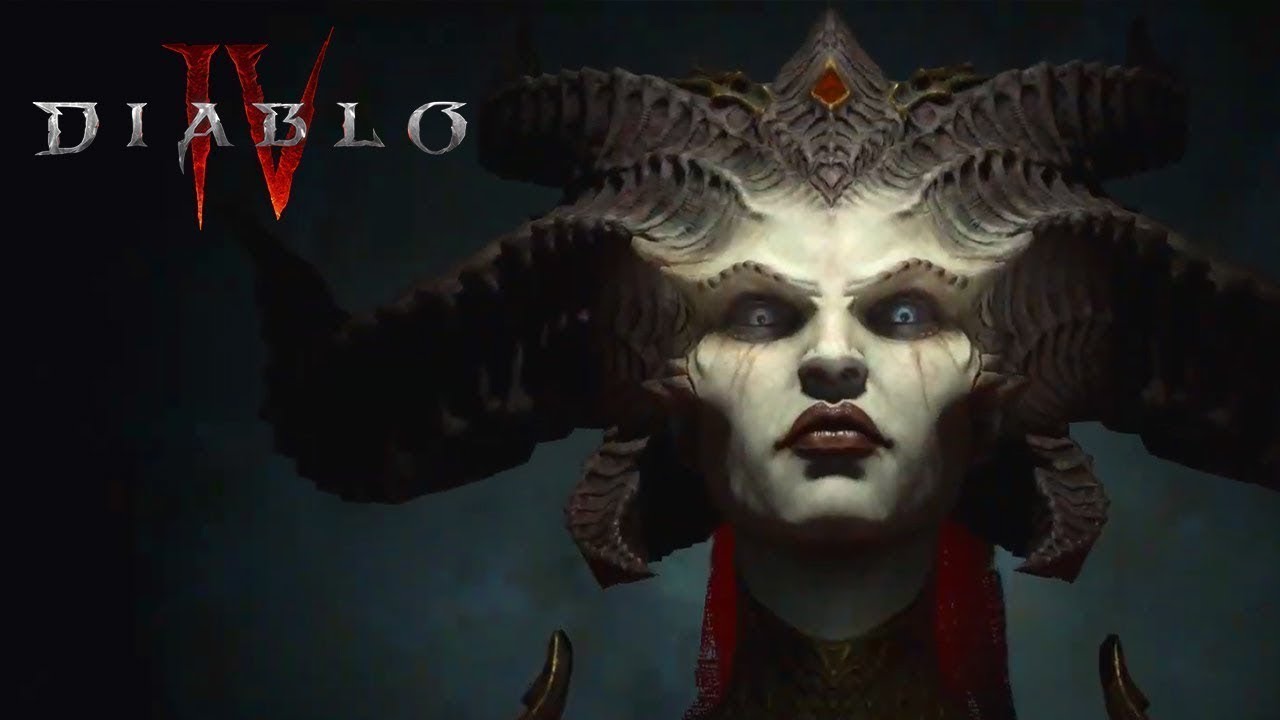 Official logo for Diablo 4 which will come out in 2023.