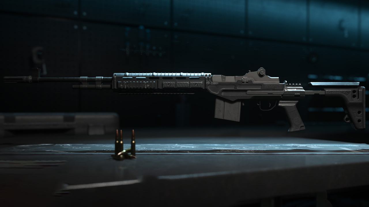 Stock EBR-14 ingame screenshot from Warzone 2.