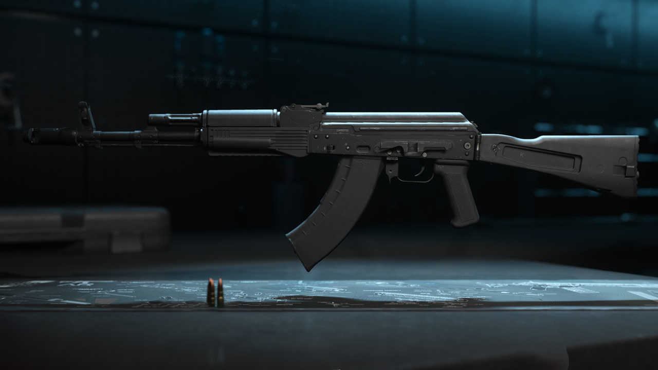 Ingame screenshot of a stock Kastov 762 from Warzone 2.