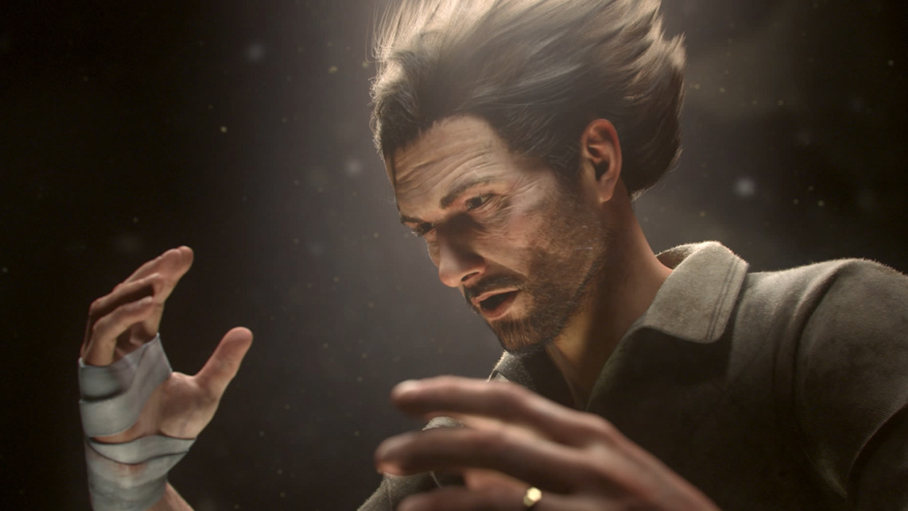 A snap of the main character from The Evil Within series.