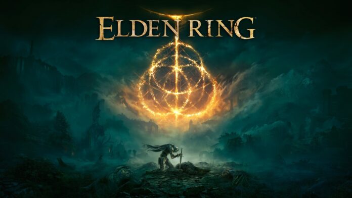 One of the main promotional posters for Elden Ring.