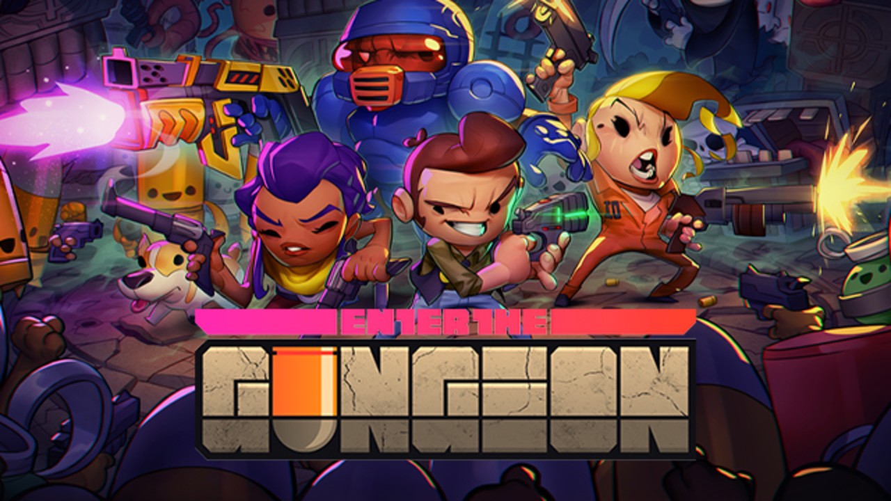 Main screen from Enter the Gungeon.