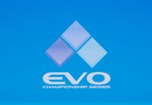 Main logo for the EVO fighting game tournament.