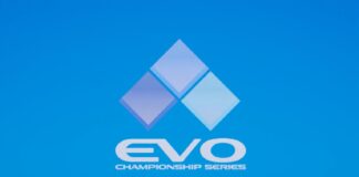 Main logo for the EVO fighting game tournament.