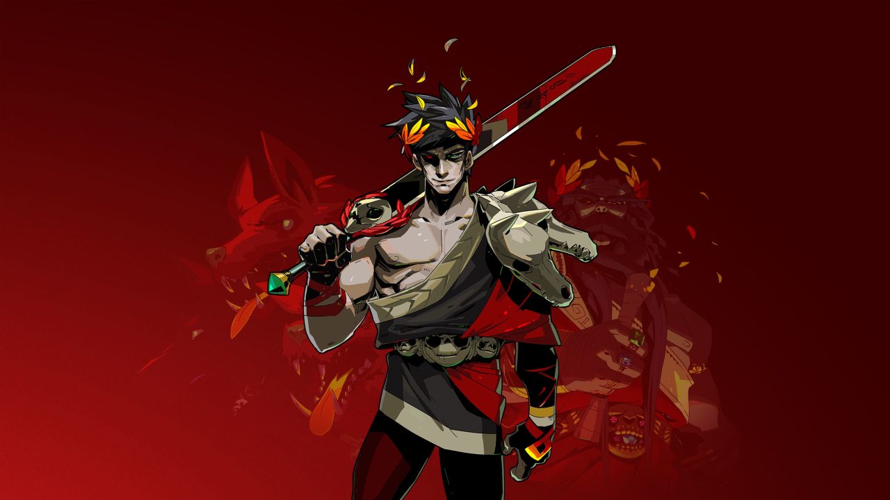 A shot of Zagreus, the main character of Hades.