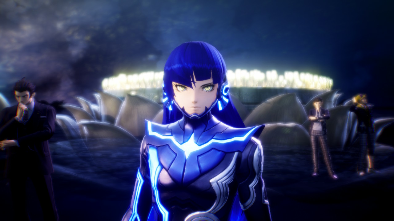 Shot of the main character in Shin Megami Tensei 5.