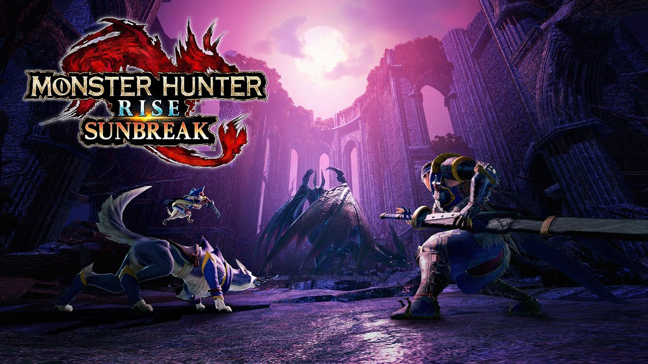 Promotional poster for Monster Hunter Rise: Sunbreak.