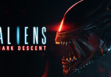 Promotional poster for upcoming RTS game Aliens: Dark Descent.