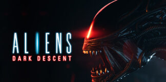 Promotional poster for upcoming RTS game Aliens: Dark Descent.