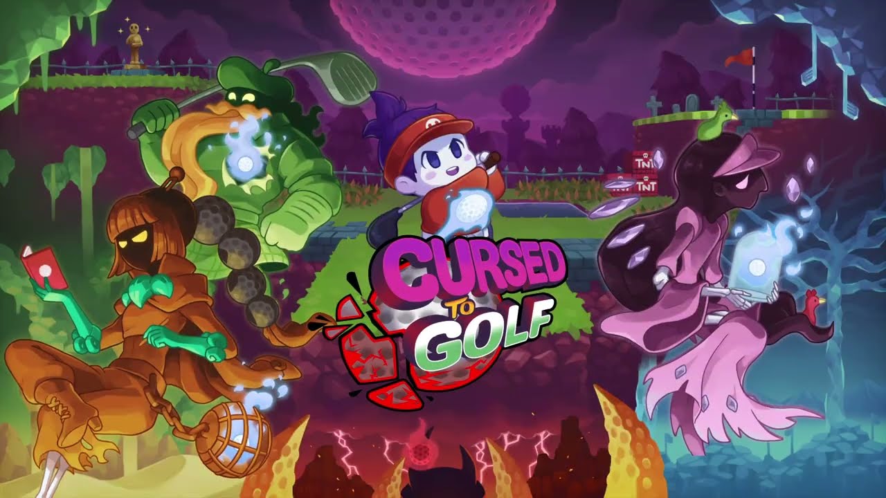 One of the main promotional posters for Cursed to Golf.