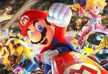 Promotional image for Mario Kart Deluxe 8.