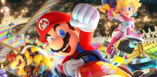 Promotional image for Mario Kart Deluxe 8.