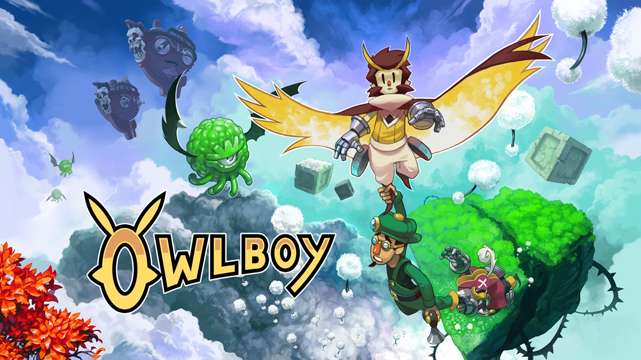 One of the promotional posters for Owlboy.