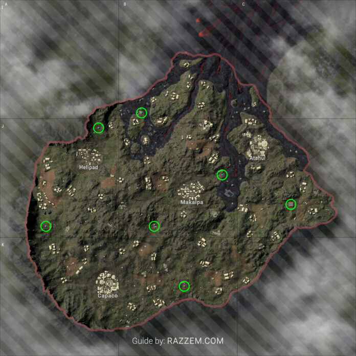 PUBG Paramo secret room locations - Razzem