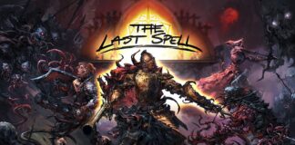 Main title screen from the newly launched TBS The Last Spell.