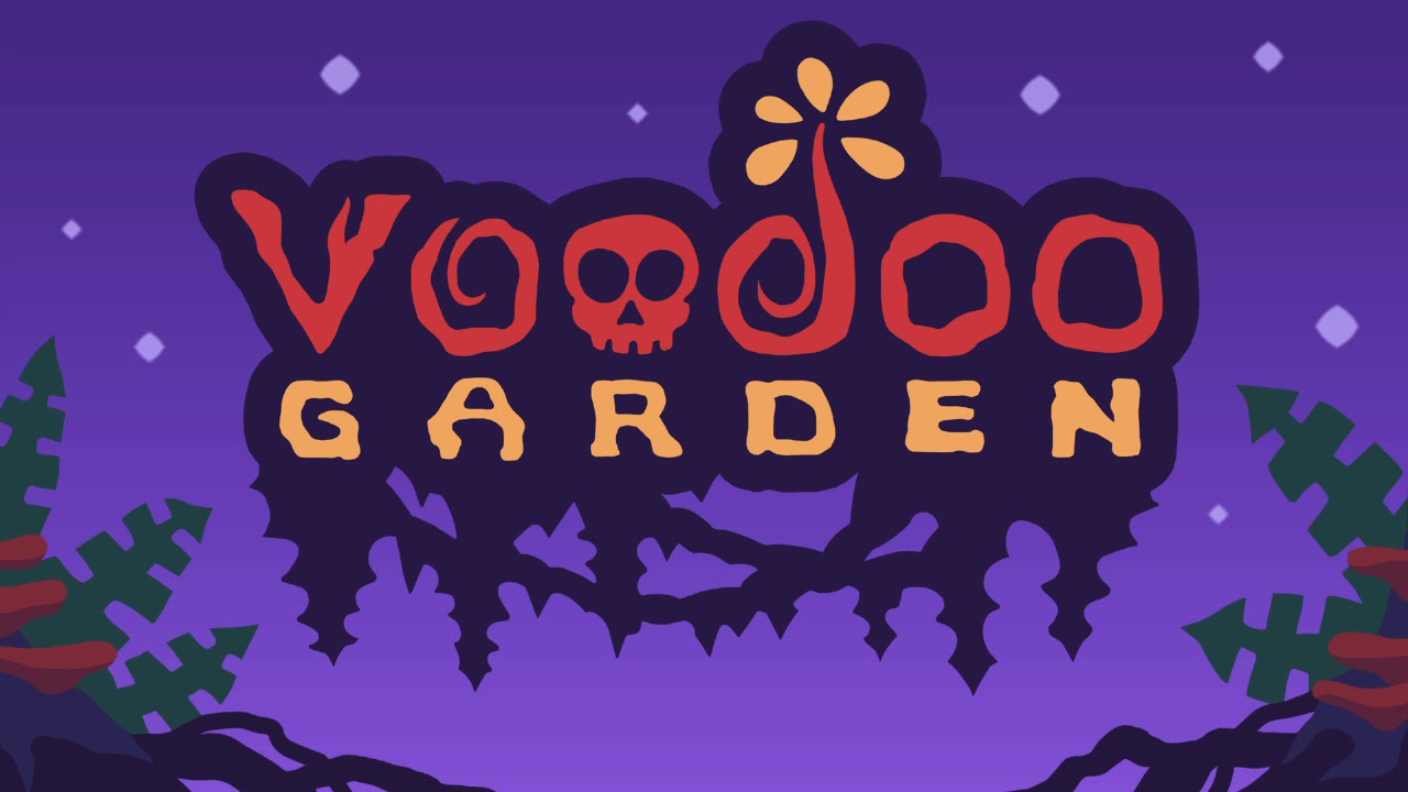 Main title screen for Voodoo Garden.