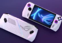 One of the first images of the ASUS Rog Ally, their upcoming handheld.