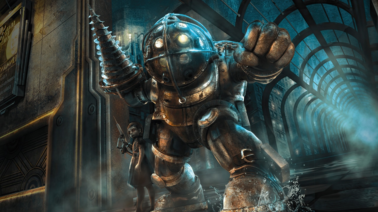 One of the main enemies from Bioshock, the Big Daddy.