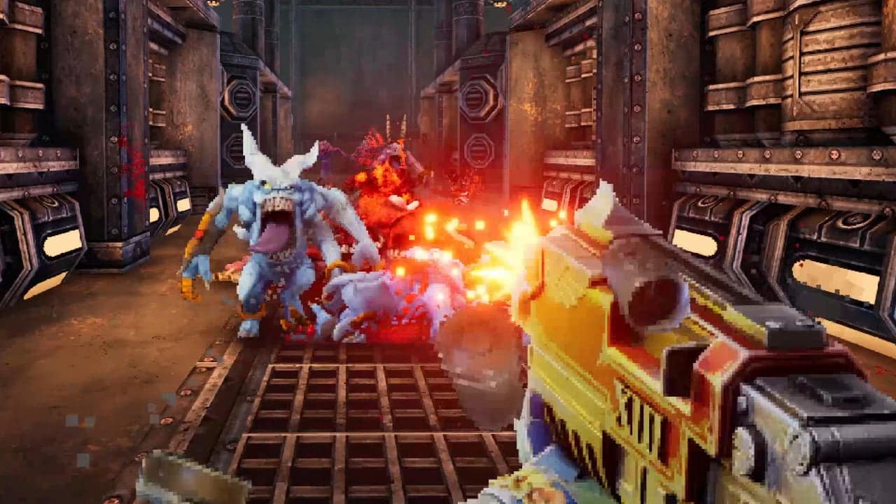 Gameplay screenshot from Warhammer 40k: Boltgun.