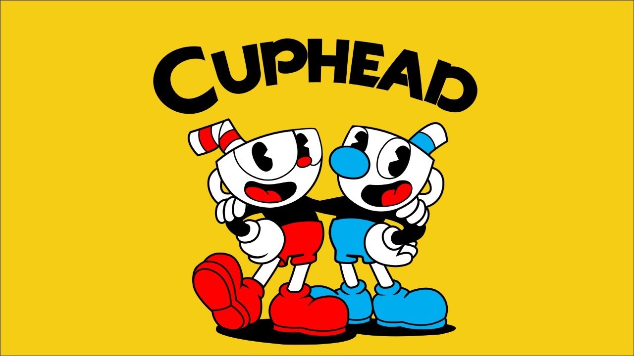 Main title screen for the lovingly crafted co-op platformer Cuphead.