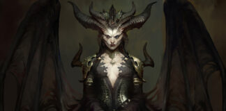 Art of the main antagonist in upcoming ARPG Diablo 4, Lilith.