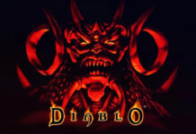 Main logo from the first Diablo game.