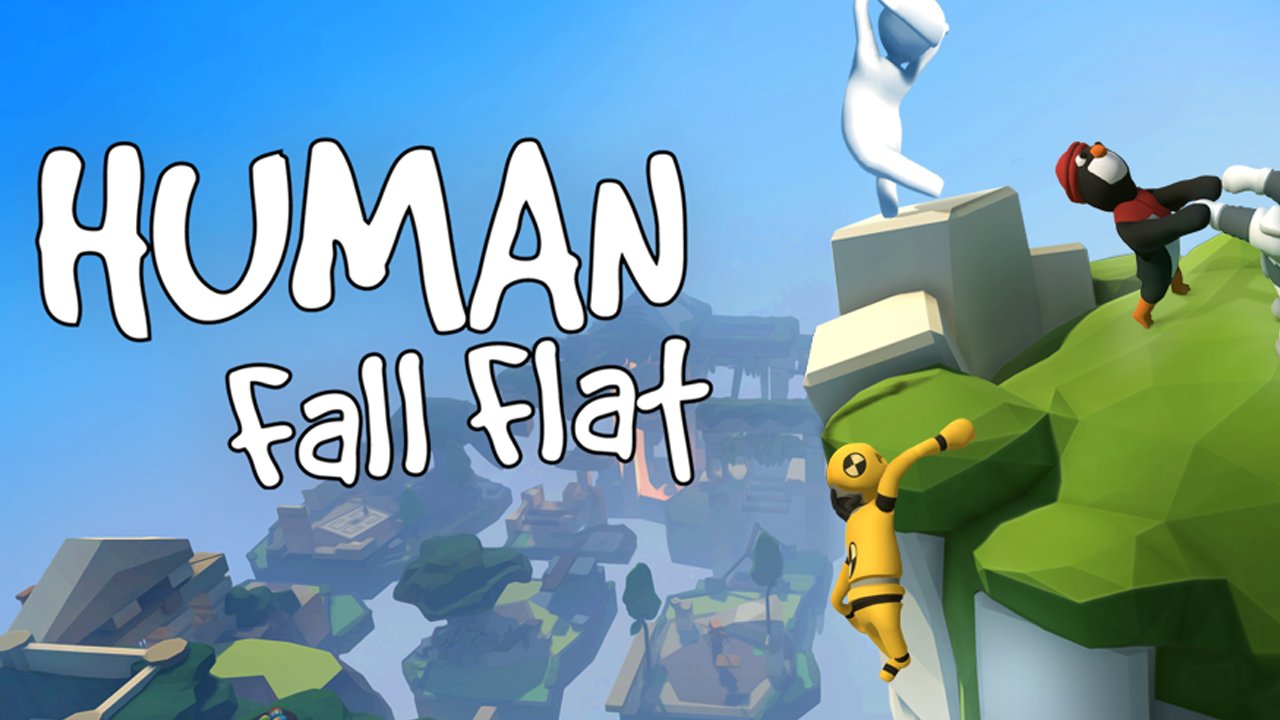 One of the main promotional images for Human Fall Flat.