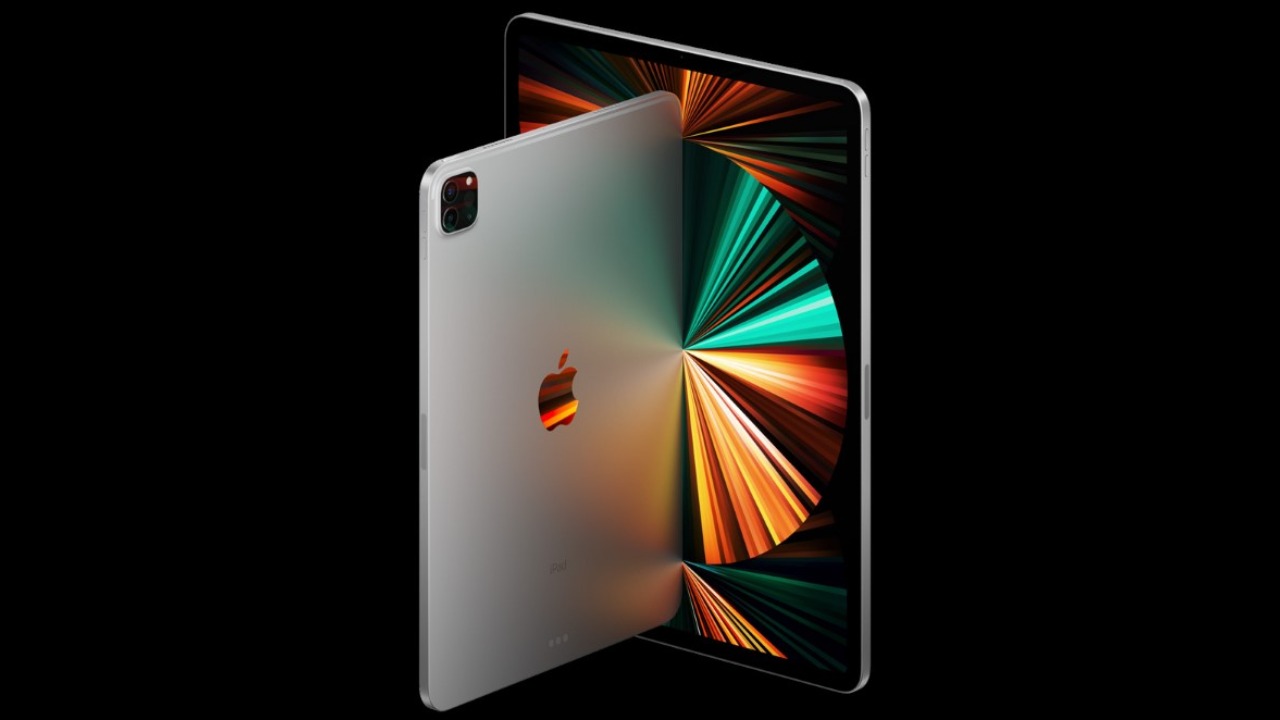 Shot of the iPad Pro 2021 version.