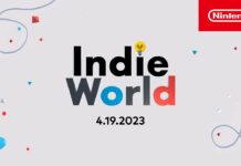 Main poster promoting the Nintendo Indie Showcase.