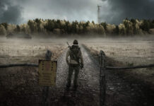 Road to Vostok screenshot of a player overlooking a forest.