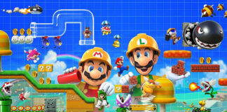 Promotional poster for Super Mario Maker 2.