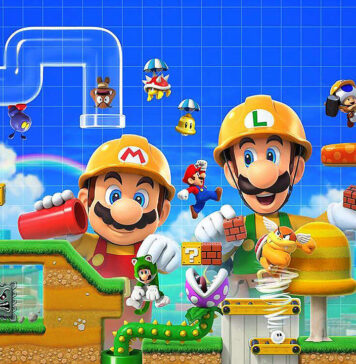 Promotional poster for Super Mario Maker 2.