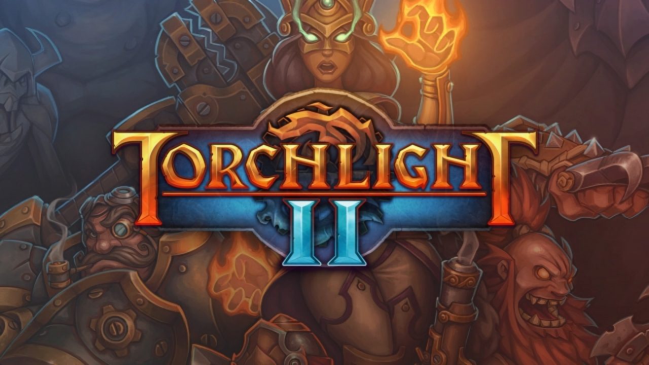 One of the main promotional posters for Torchlight 2.