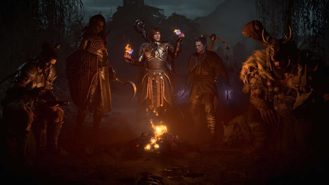 Ingame screenshot from the character creation screen in Diablo 4.