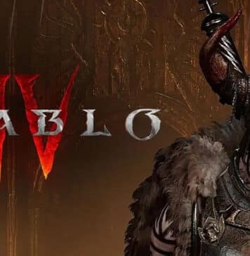 Diablo 4 promotional poster featuring the Barbarian class.