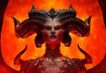 Artwork of Lilith, the main boss from Diablo 4.