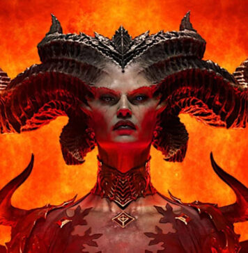 Artwork of Lilith, the main boss from Diablo 4.