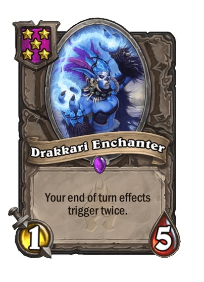 Card image for Drakkari Enchanter from Hearthstone Battlegrounds.