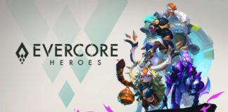 Main promotional poster for upcoming game Evercore Heroes.