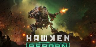 Promotional poster for newly announced Hawken Reborn.