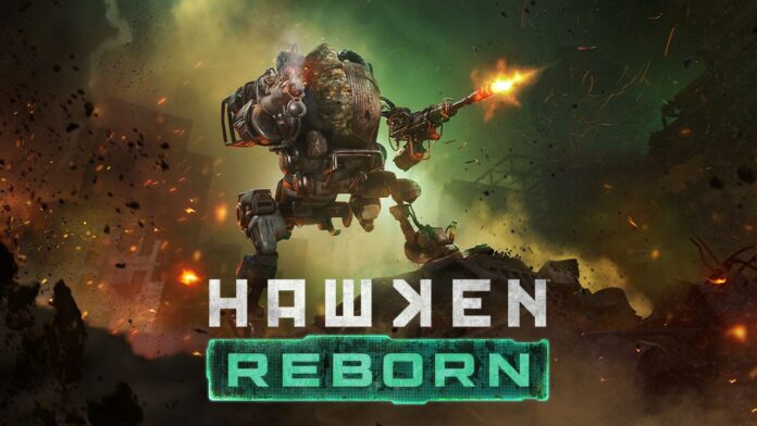 Promotional poster for newly announced Hawken Reborn.