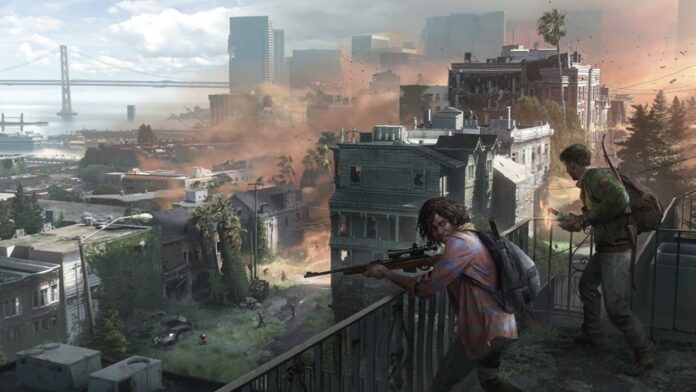 Concept art of the now delayed The Last of Us multiplayer project.