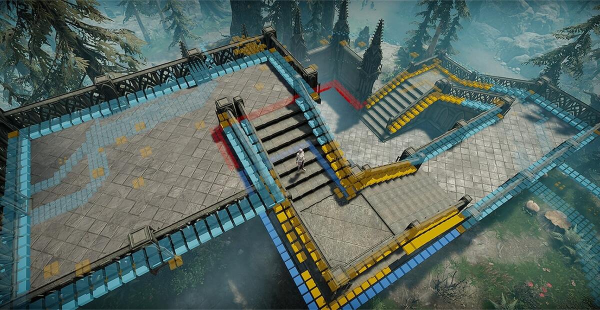 The new building options allowing you to use stairs in V Rising: Secrets of Gloomrot.