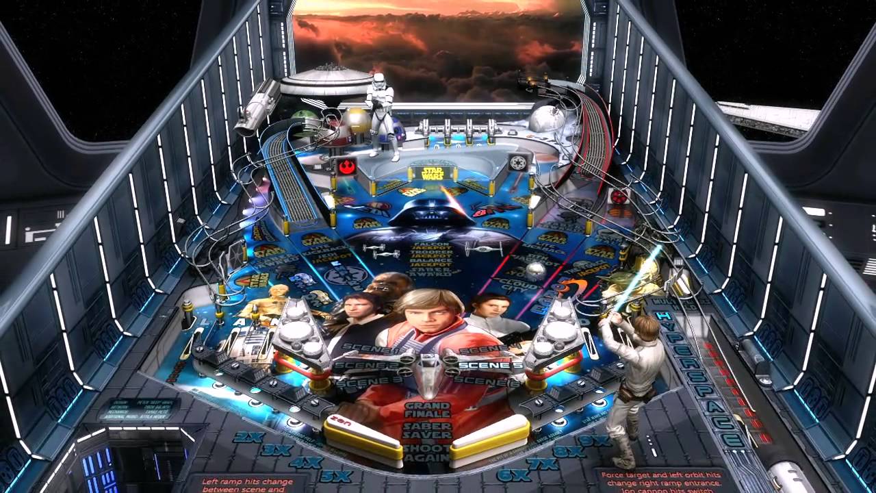 Screenshot from Star Wars Pinball for the Nintendo Switch.