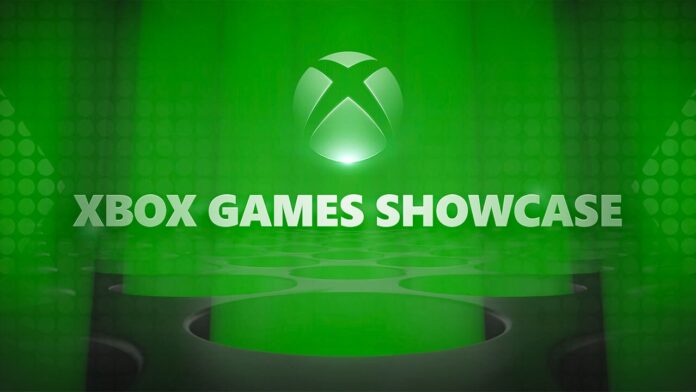 Main poster for Xbox Games Showcase from Microsoft.