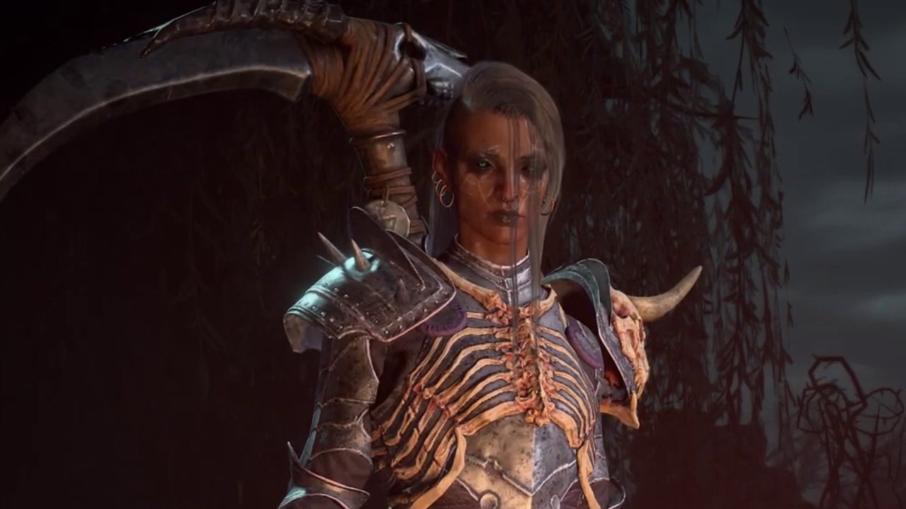 A cool looking Necromancer from Diablo 4.