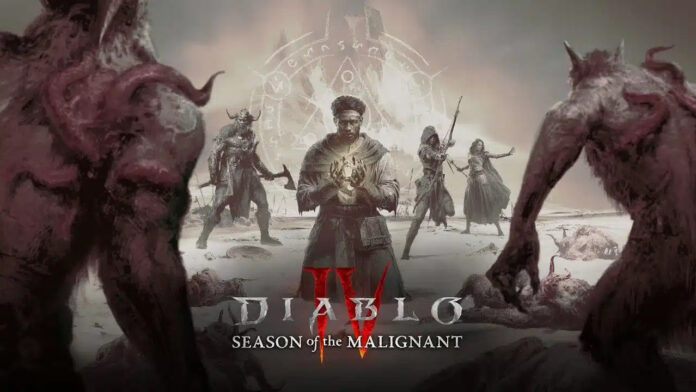 Main promo image for Diablo 4's upcoming Season of the Malignant.